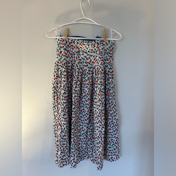 Vintage Mondi Cherry Long Sleeve Blouse and Pleated Skirt - Picture 5 of 16